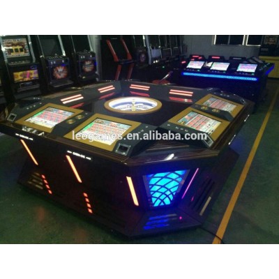 Popular 6/8/12 Players Coin Operated Electronic Casino Roulette Game Software Machine for Sale